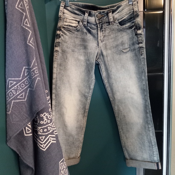 Silver Jeans Denim - Silver-Jeans Suki Capri- Women's-SZ 27